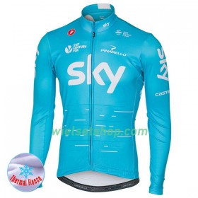 Wielershirt 2017 Team Sky N002 Winter Thermal Fleece